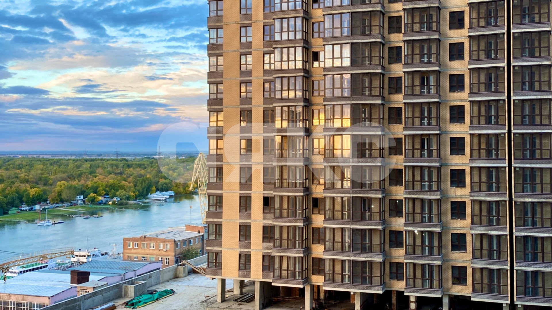 Фото №9: 2-комнатная квартира 58 м² - Ростов-на-Дону, Пролетарский, жилой комплекс Город у Реки, мкр. Нахичевань, ул. 23-я Линия, 54с7