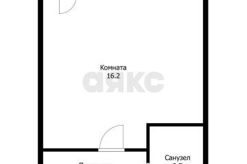 Фото №4: Студия 23 м² - Новая Адыгея, мкр. жилой комплекс Родной Дом, ул. Тургеневское шоссе, 33с2