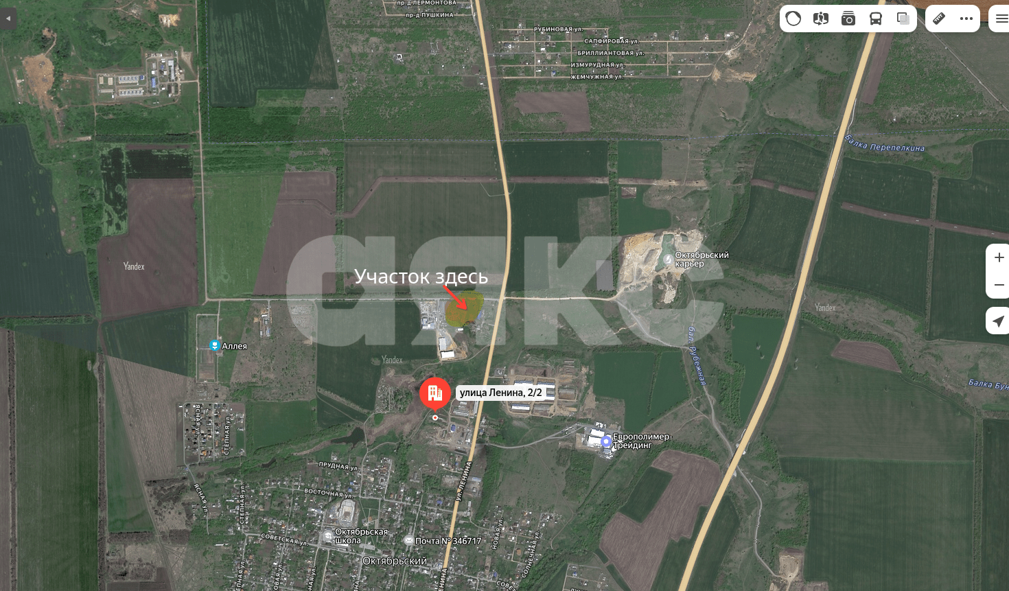 Фото №4: Коммерческая земля 50 сот. - Октябрьский, ул. Ленина, 2/2