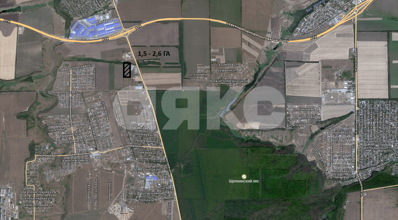 Фото №1: Коммерческая земля 150 сот. - Темерницкий, ул. Надежды