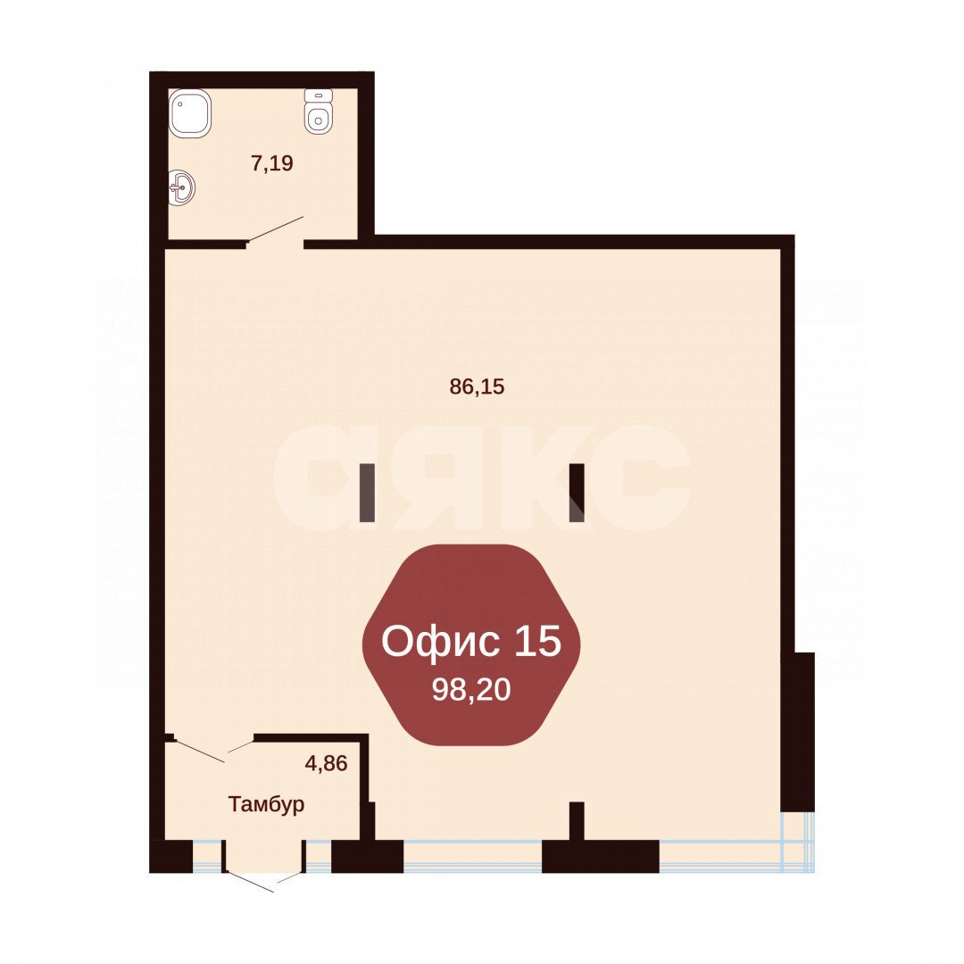 Фото №8: Коммерция 98 м² - Янтарный, ул. Янтарная, 15