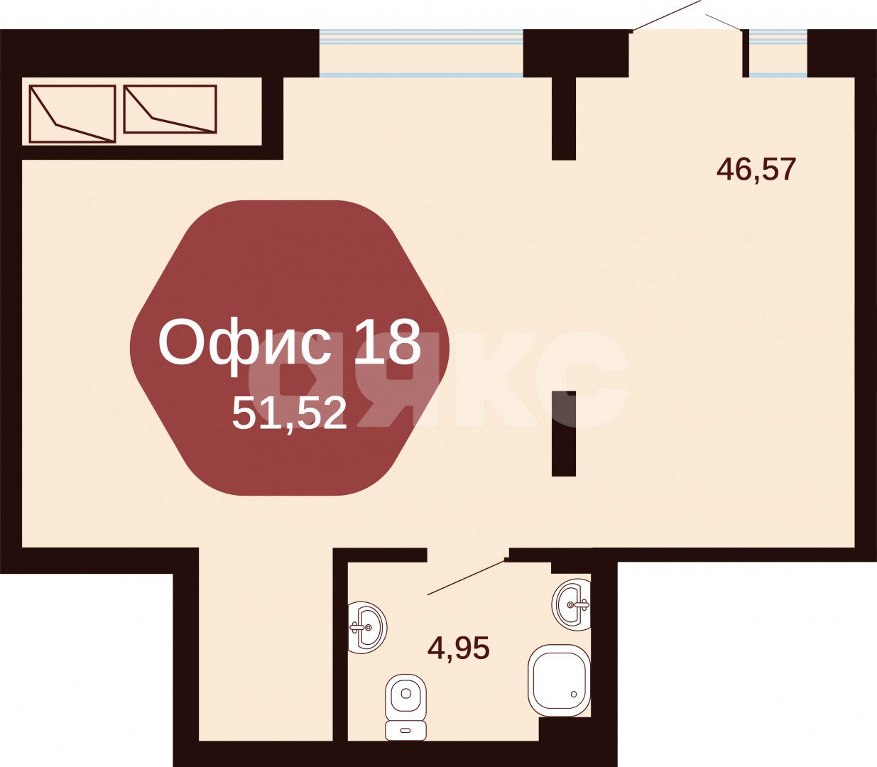 Фото №9: Коммерция 51 м² - Янтарный, ул. Янтарная, 15